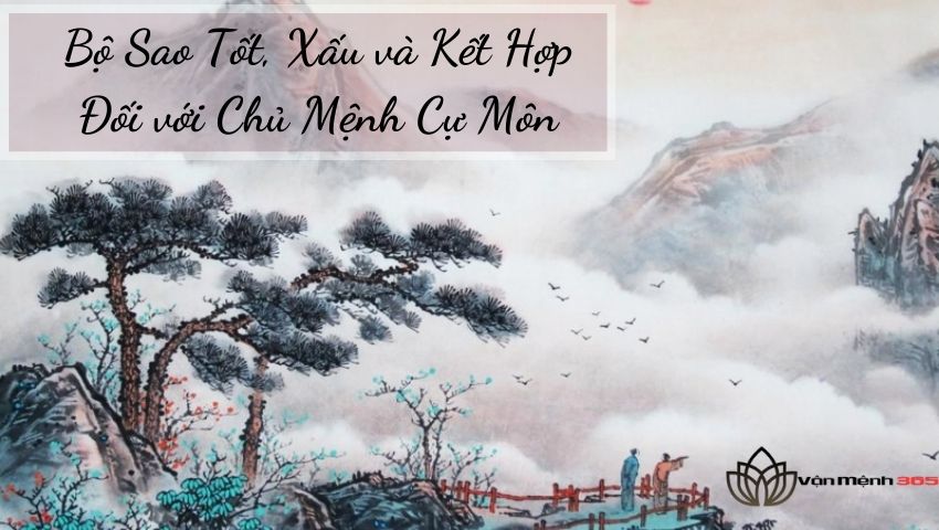 Bộ Sao Tốt, Xấu và Kết Hợp Đối với Chủ Mệnh Cự Môn